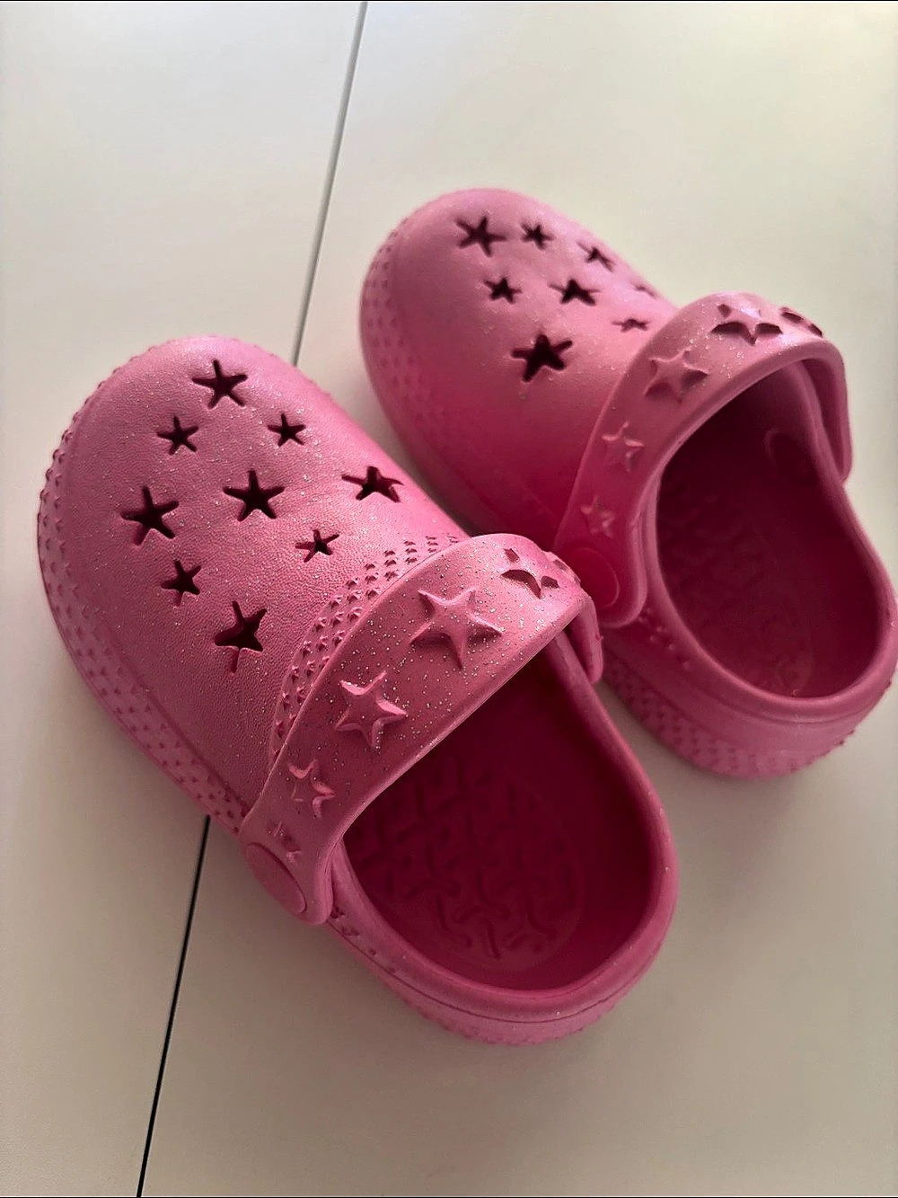 Pink Star Sandals Size US 7/8
